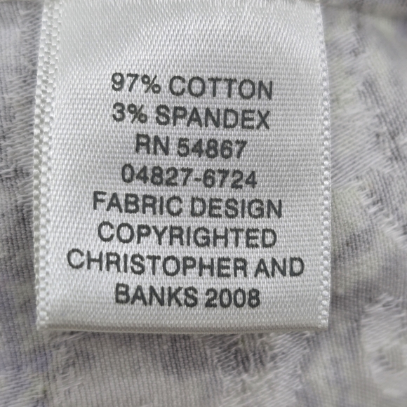 Christopher & Banks Shacket Mosaic Design Browns and Greens Size M - Picture 5 of 6